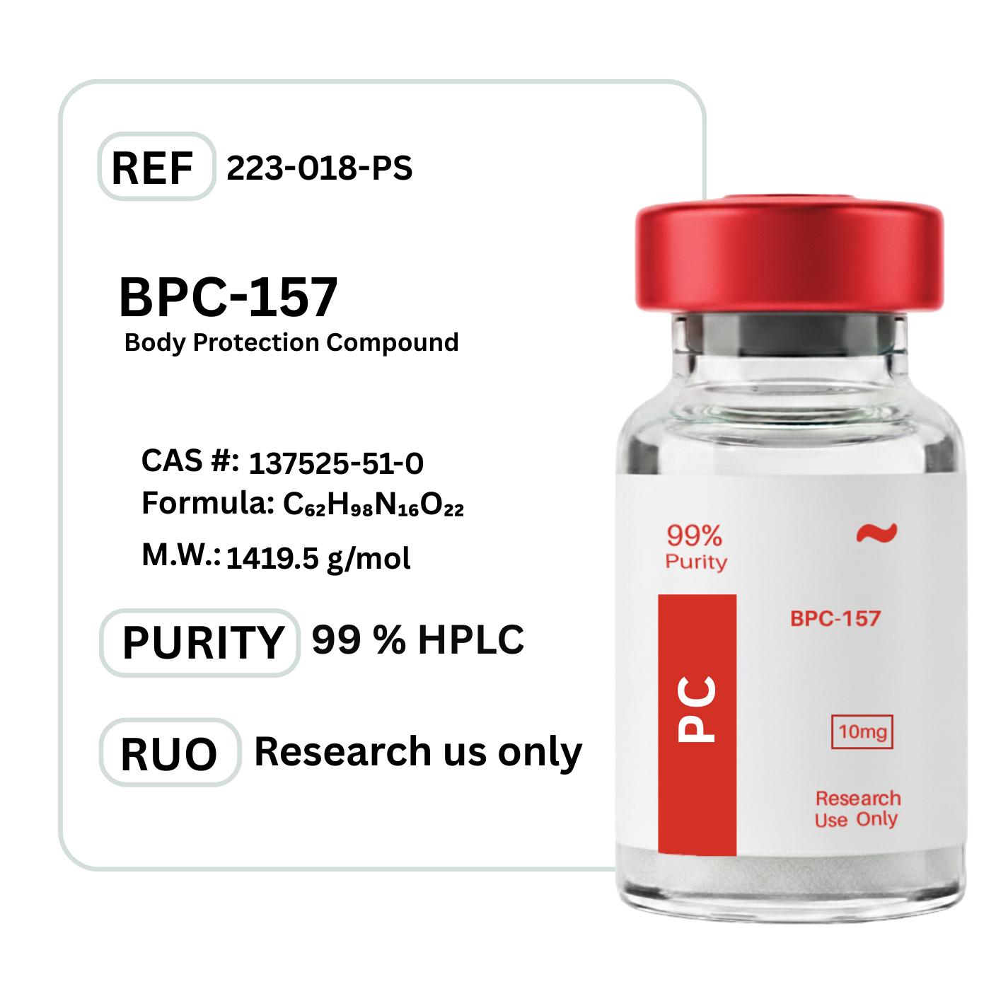 BPC-157 - Premium Research Peptide