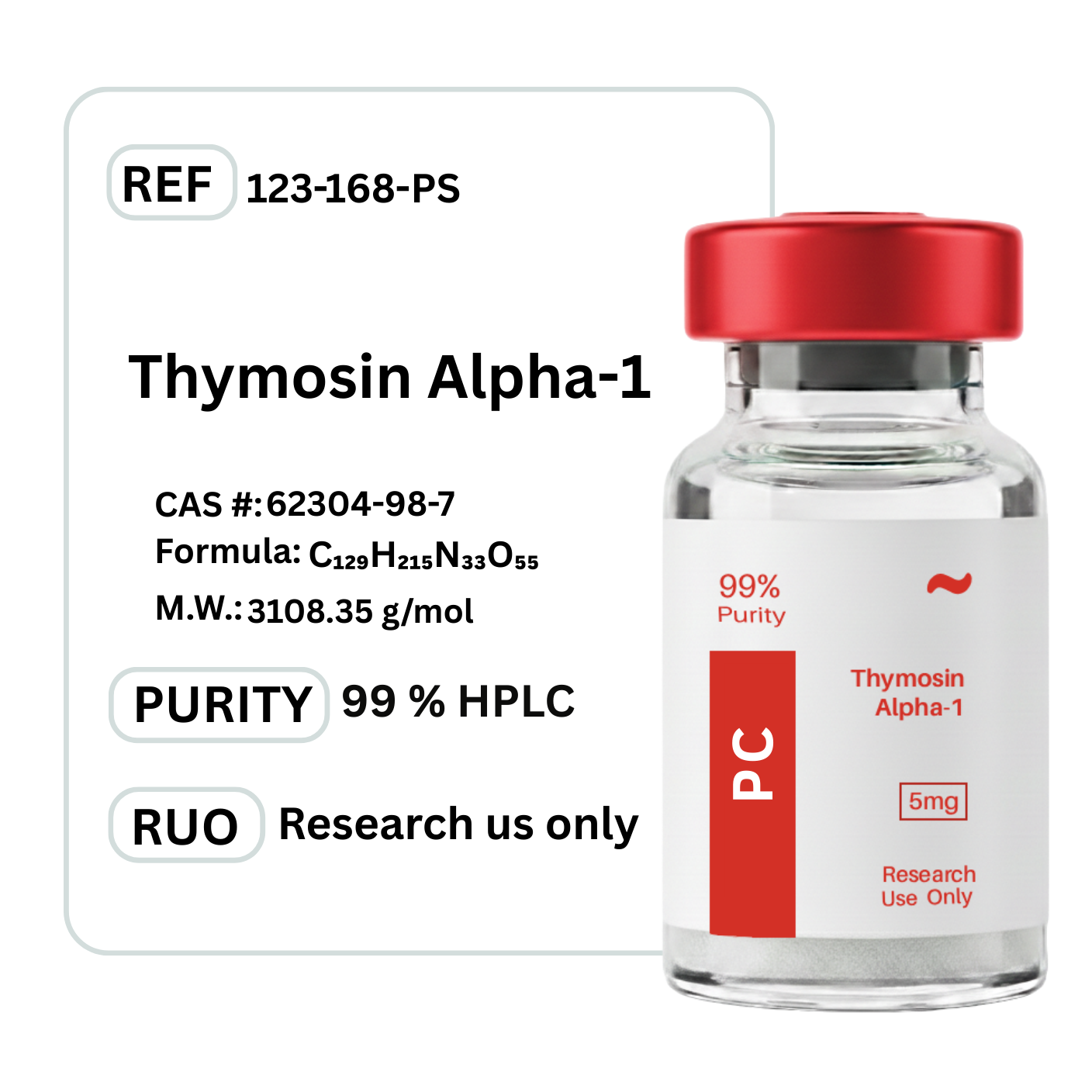Thymosin Alpha-1 - Premium Research Peptide