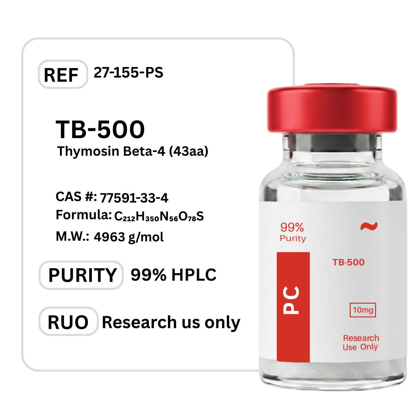 TB-500 - Premium Research Peptide