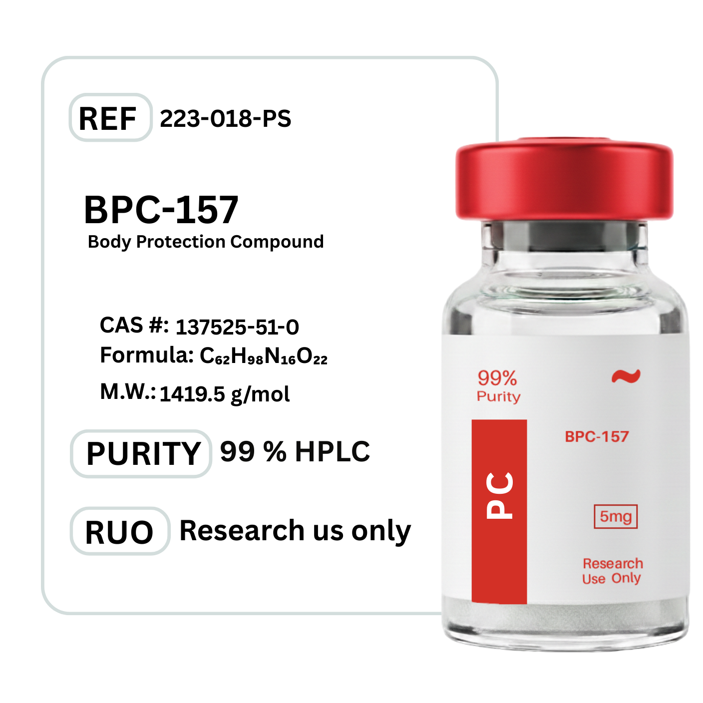 BPC-157 - Premium Research Peptide