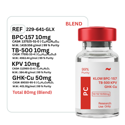 KLOW Blend - GHK-CU + TB-500 + BPC-157 + KPV 10mg